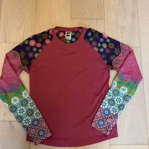 North Face long sleeved shirt.